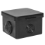 Коробка распаячная КМР-030-036, 4 мембр.ввода (65х65х50) чёрная EKF