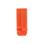 Крепеж-клипса d25 мм (10 шт) оранжевая EKF-Plast