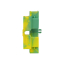Миниклемма STB-1.5 18A желто-зеленая EKF PROxima