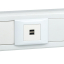 Розетка USB A+A, 2.1А, 2 гнезда, без индикатора EKF