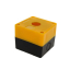 Корпус КП101 пластиковый 1 кнопка желтый EKF PROxima
