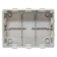 Коробка распаячная КМР-050-042пк пылевлагозащищенная, 10 мембранных вводов, уплотнительный шнур, прозрачная крышка (190х140х70) EKF PROxima