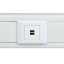 Розетка USB A+A, 2.1А, 2 гнезда, без индикатора EKF