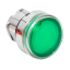 Исполнительный механизм кнопки XB4 зеленый плоский возвратный без фиксации, с подсветкой EKF PROxima