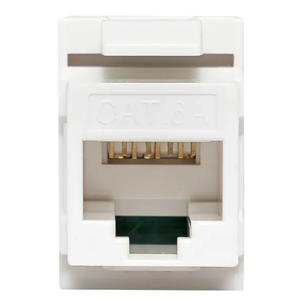 Модуль Keystone TERACOM CS Cat.6A неэкранированный 110 IDC 180 градусов самозажимной (Toolless) оранжевый