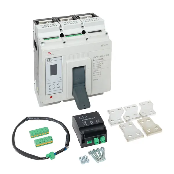 Выключатель автоматический в литом корпусе AV-POWER-5/3 1600А 70кА ETU6.0 EKF