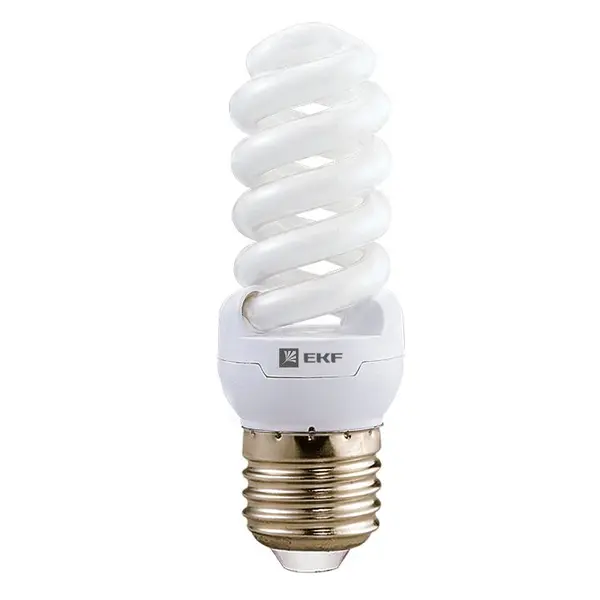 Лампа энергосберегающая FS8-спираль 30W 4000K E27 8000h EKF Simple