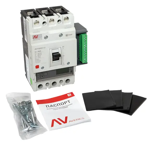 Выключатель автоматический в литом корпусе AV-POWER-1/3 160А 100кА ETU6.2 EKF