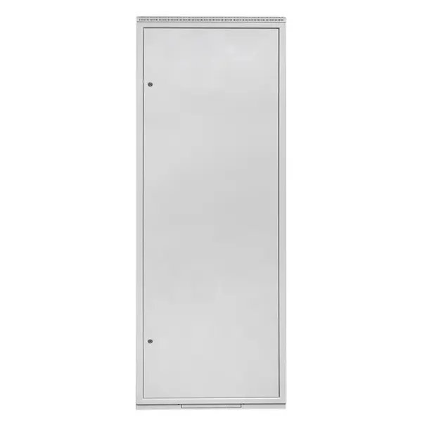 Шкаф напольный 19" TERACOM PRO 42U 600x600 мм двери стеклянная с замком-ручкой и металлическая серый
