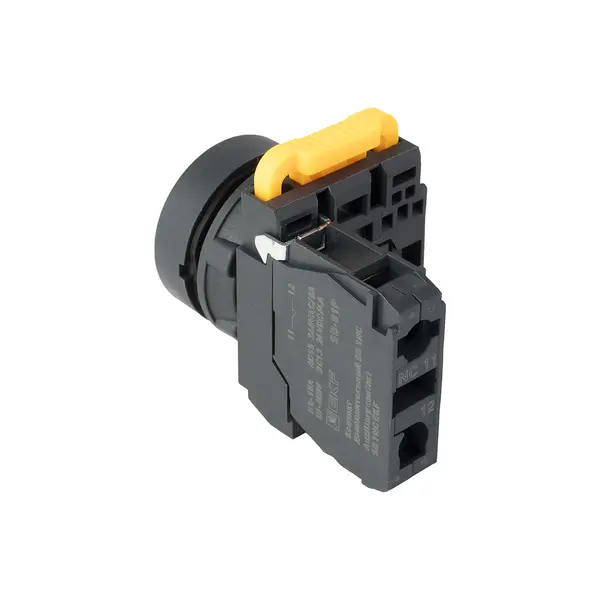 Кнопка SB-21 плоская без фиксации 1NС красная IP65 EKF