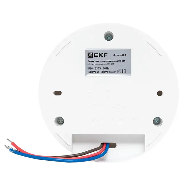 ИК датчик движения потолочный 1200Вт 360гр. до 6м IP20 MS-28A EKF PROxima