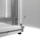 Шкаф напольный 19" TERACOM PRO 42U 600x600 мм двери стеклянная с замком-ручкой и металлическая серый