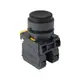 Кнопка выпирающая SB-25 без фиксации 1NO+1NС черная IP65 EKF