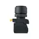 Кнопка выпирающая SB-35 с фиксацией 1NO+1NC черная IP65 EKF