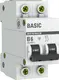 Автоматический выключатель ВА 47-29 2P 6А (B) 4,5кА BASIC