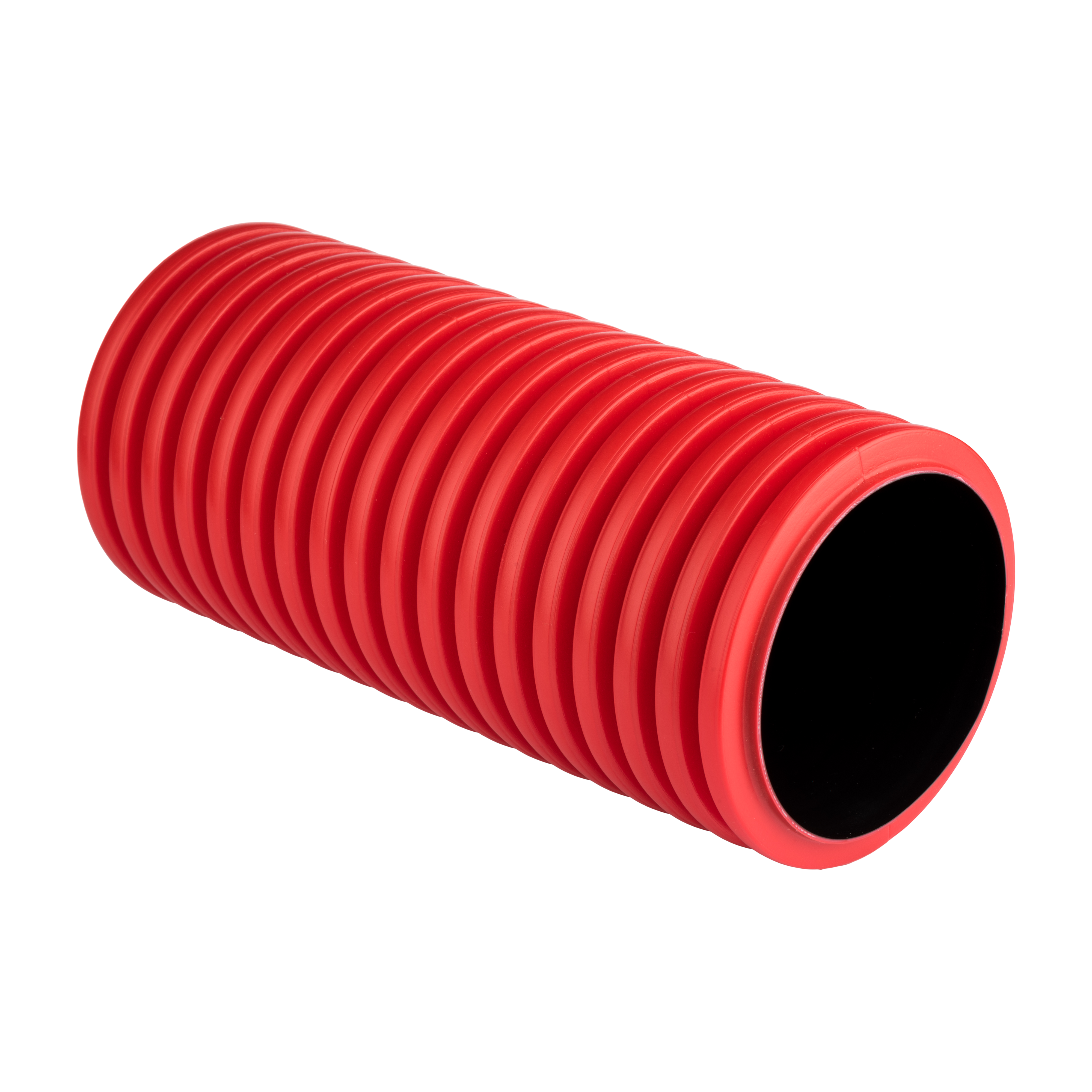  гофрированная двустенная гибкая ПНД d 160 с зондом (50 м) красная .